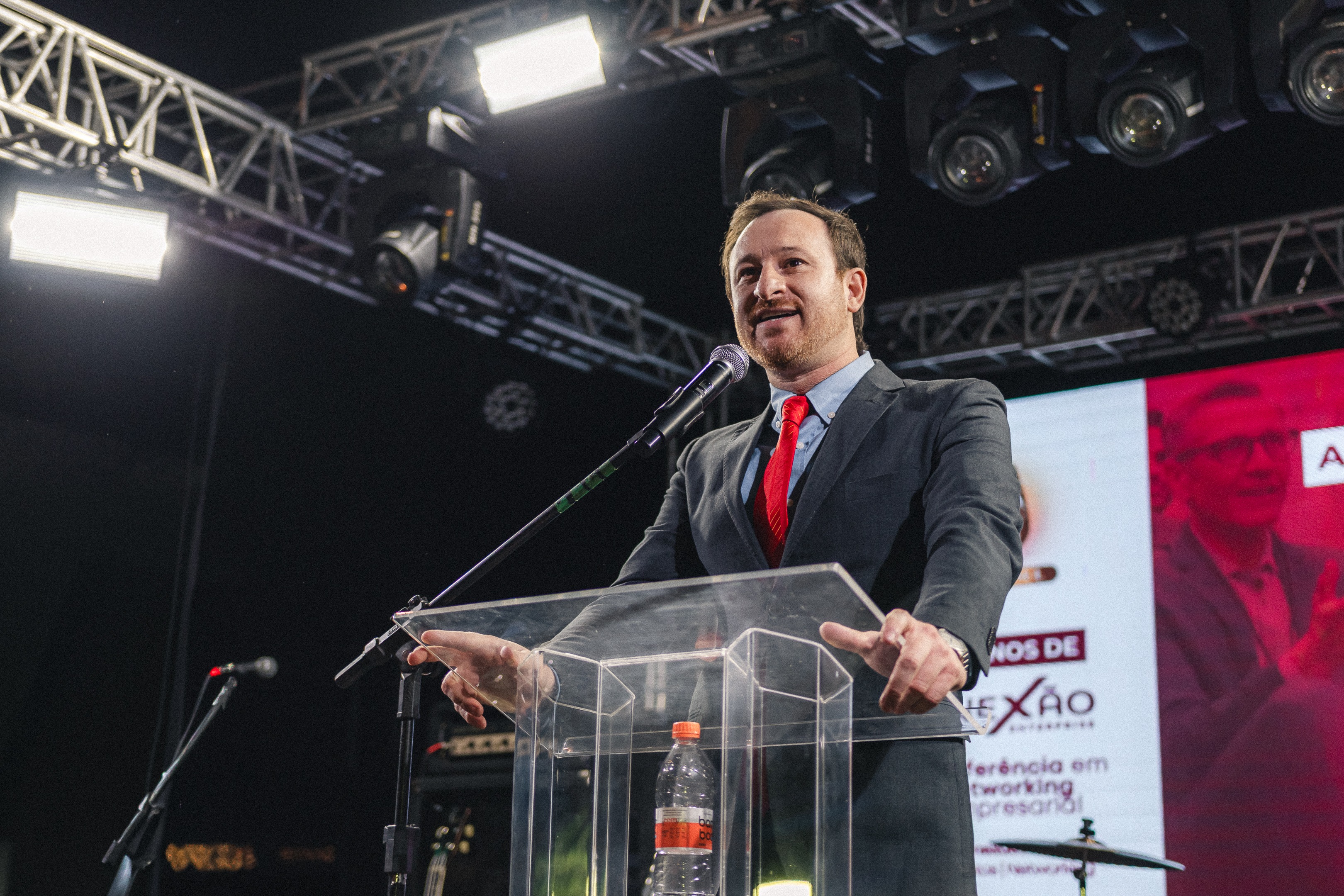 Palestrante em ação